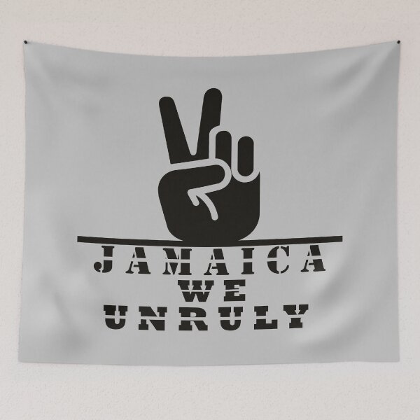 Item preview, JAMAICA WE UNRULY GRAY designed and sold by Mr-dyer-designs.