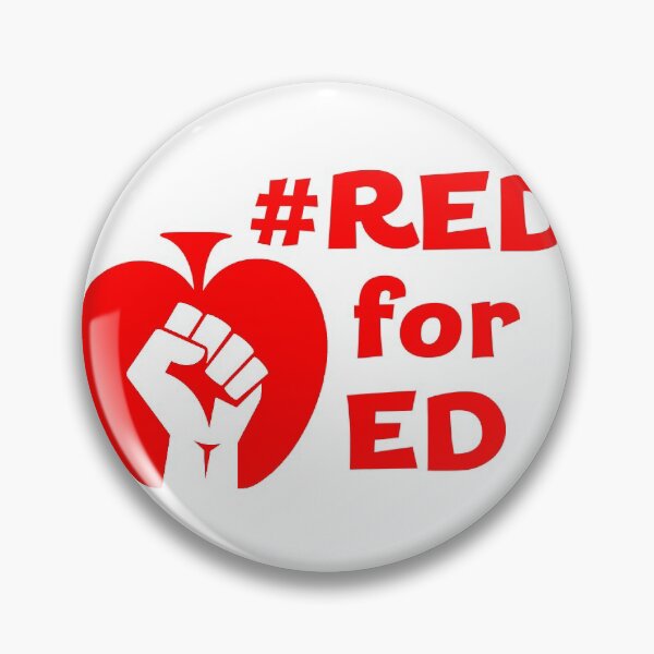 Item preview, RedforEd Blank Fist Red Words designed and sold by Elise's Pieces.