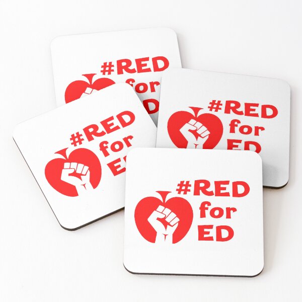 Item preview, RedforEd Blank Fist Red Words designed and sold by Elise's Pieces.