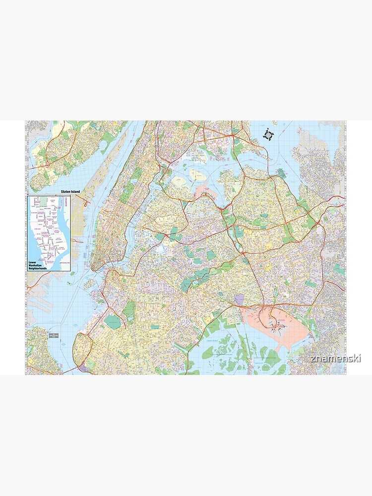 New York City Map by znamenski