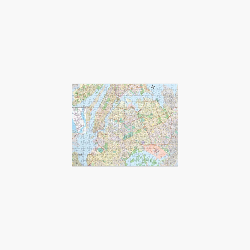 New York City Map Jigsaw Puzzle