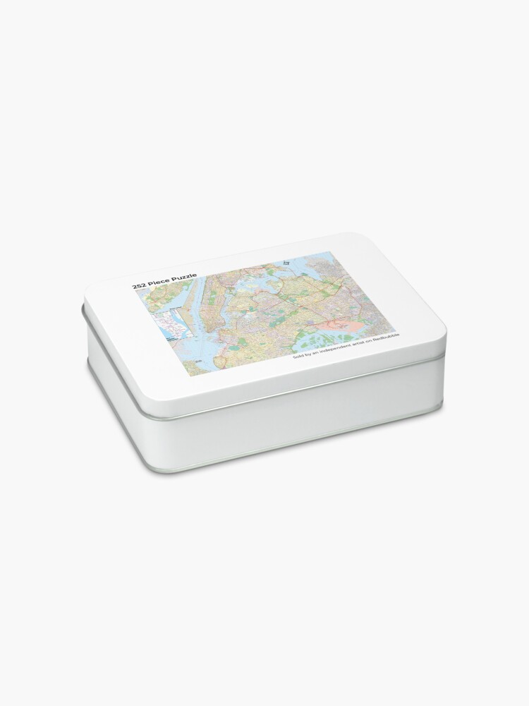 Alternate view of New York City Map Jigsaw Puzzle