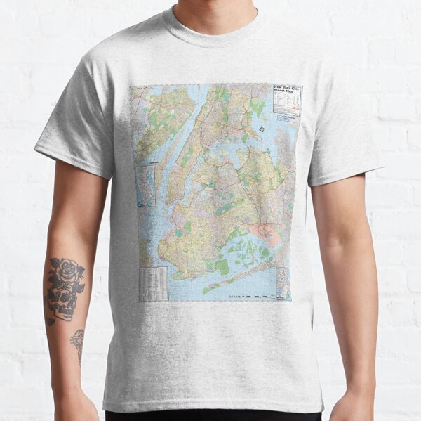 New York City Map Classic T-Shirt
