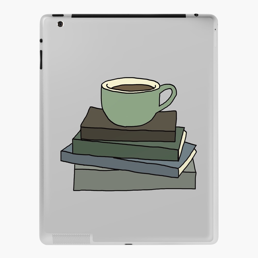 Aesthetic Coffee or Tea Mug on Book Stack | Poster