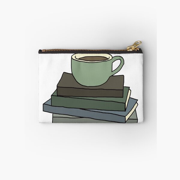 Item preview, Aesthetic Coffee or Tea Mug on Book Stack  designed and sold by maddiebernheim.