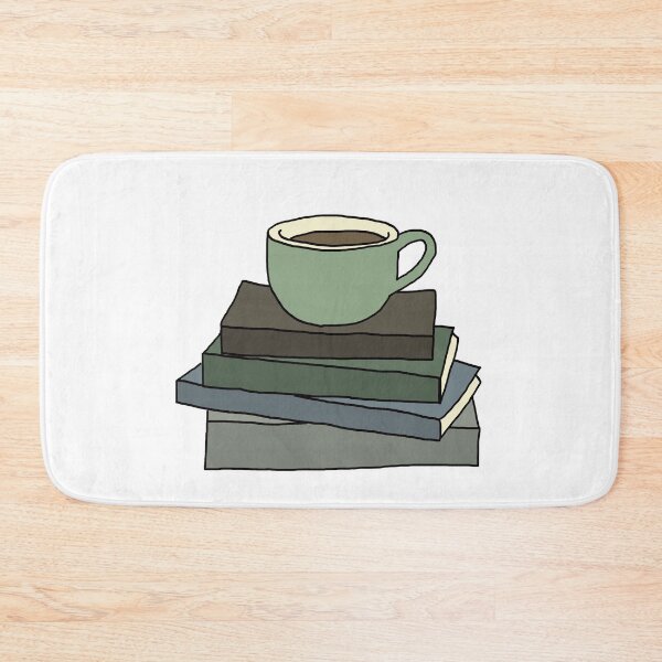 Item preview, Aesthetic Coffee or Tea Mug on Book Stack  designed and sold by maddiebernheim.