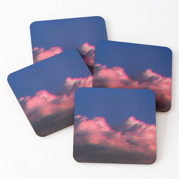 Item preview, Glitched aesthetic pink clouds designed and sold by Faeblehoarder.