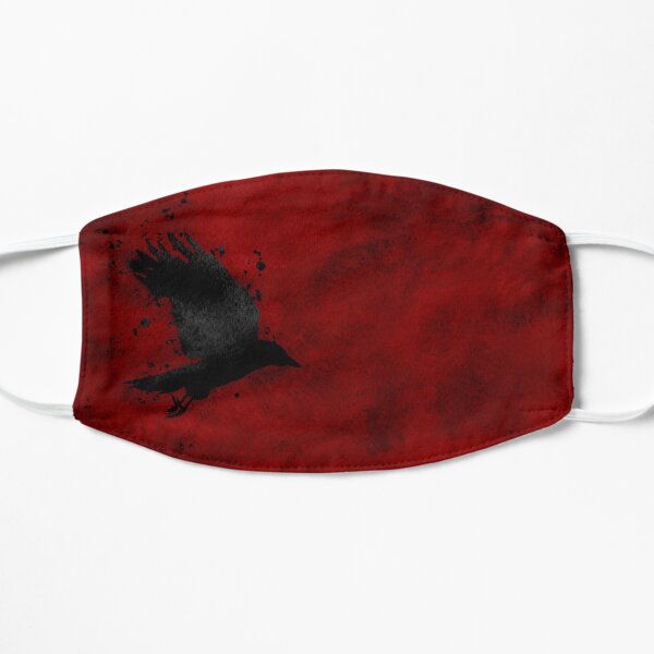 Raven Watercolour Mask Mask
