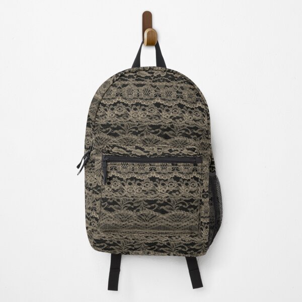 Black Backpack  Laced N Draped