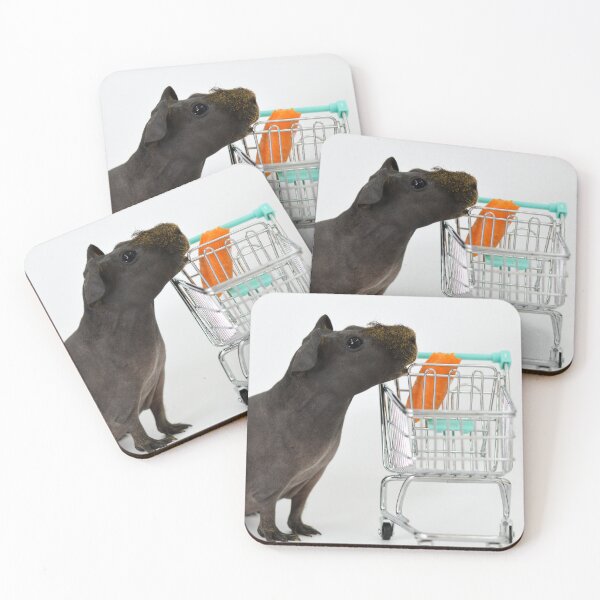 Item preview, Skinny Pig Hairless Guinea Pig  designed and sold by Bogglesandboops.