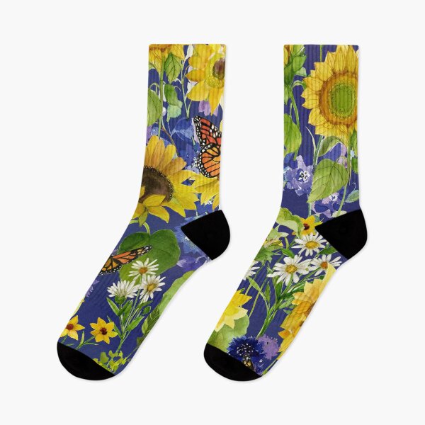 Item preview, Girasoles y mariposas floral clásico. designed and sold by Sue Zipkin.