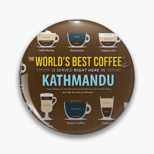 Item preview, Kathmandu,   Nepal Coffee Types Chart designed and sold by Coffee-Meme.