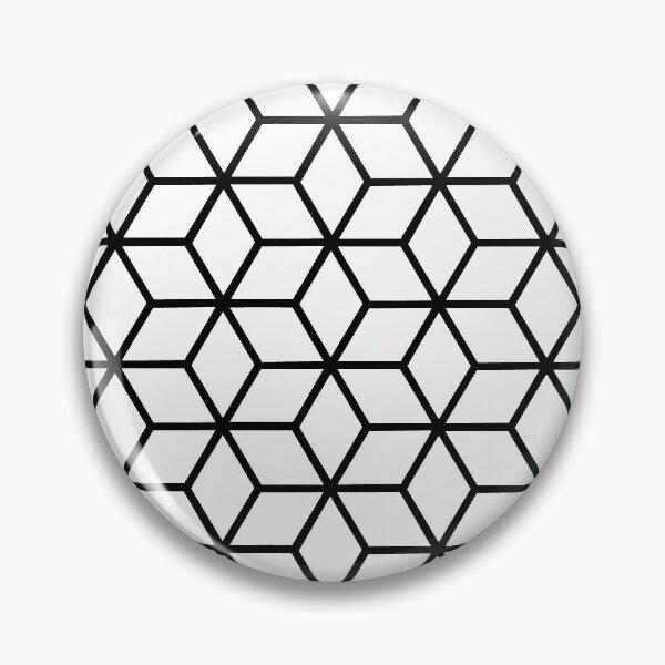 Item preview, Hexagon Cubes Combs Geometric Pattern designed and sold by PeppaThePenguin.