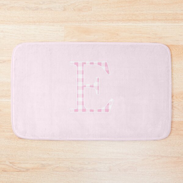 Item preview, The Letter Epsilon - Monogram in Pink and White Gingham designed and sold by Bumblefuzzies.