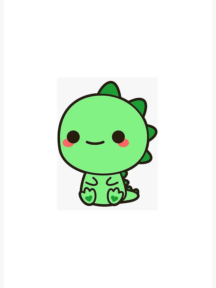  Kawaii Dinosaur Cute Cartoon Adorable Green 