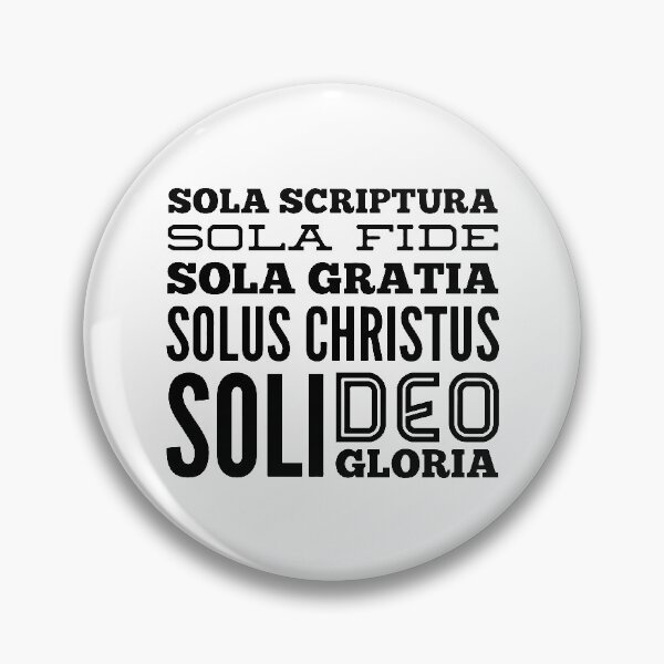 Item preview, The 5 Solas - Typographic Design designed and sold by HalpinDesign.