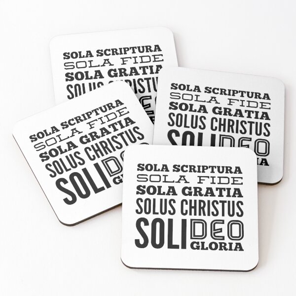 Item preview, The 5 Solas - Typographic Design designed and sold by HalpinDesign.
