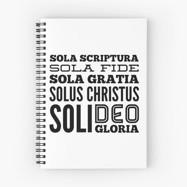 Item preview, The 5 Solas - Typographic Design designed and sold by HalpinDesign.