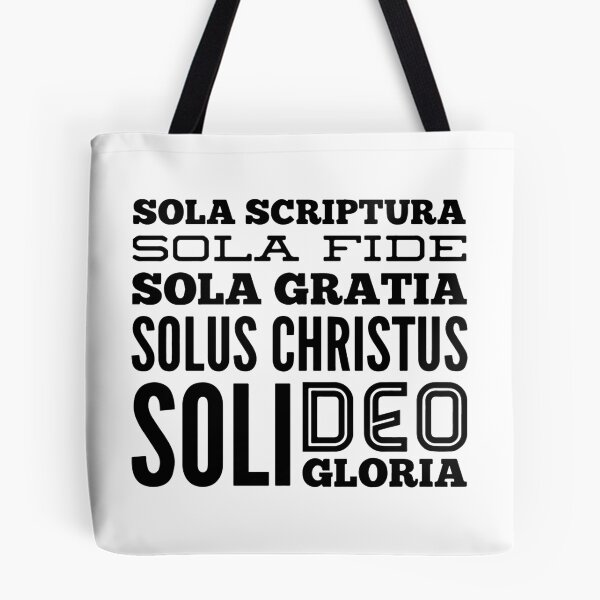 Item preview, The 5 Solas - Typographic Design designed and sold by HalpinDesign.