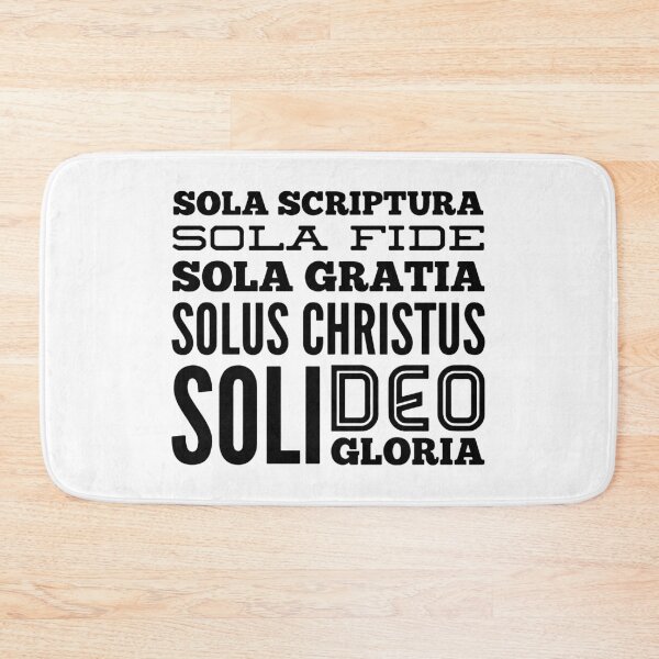 Item preview, The 5 Solas - Typographic Design designed and sold by HalpinDesign.