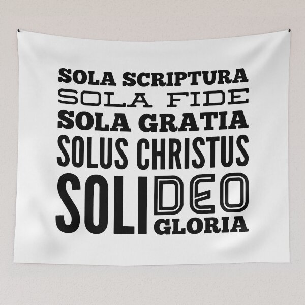 Item preview, The 5 Solas - Typographic Design designed and sold by HalpinDesign.