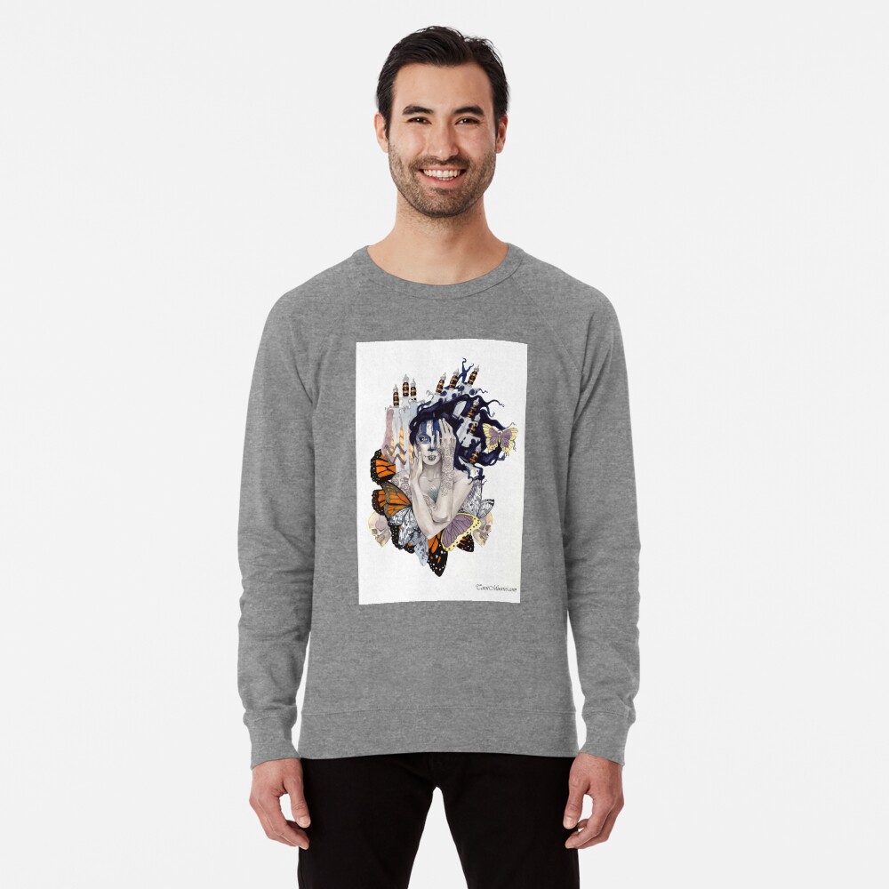Item preview, Lightweight Sweatshirt designed and sold by tarotmuertos.