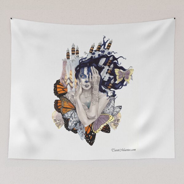 Item preview, Nine of Swords - Nueve de Espadas designed and sold by tarotmuertos.
