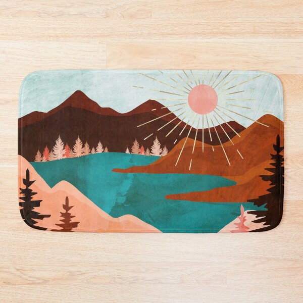 Item preview, Retro Lake designed and sold by spacefrogdesign.