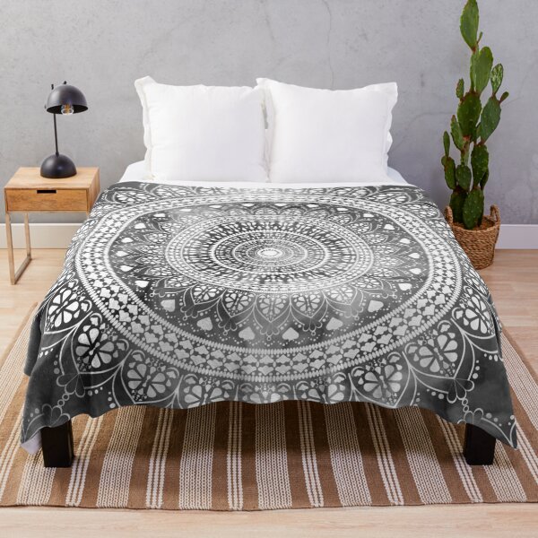 Item preview, Mandala marbled black and white designed and sold by ChrissiCreation.