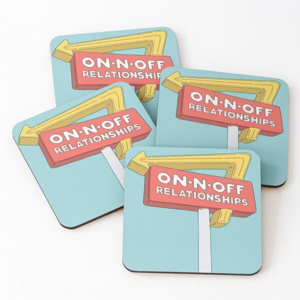Item preview, Funny ON-N-OFF Relationships Sign (In-N-Out Parody)  designed and sold by MissMiaGrl.