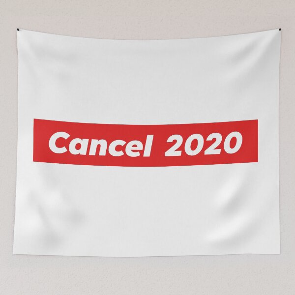 Item preview, Cancel 2020 Stripe designed and sold by normalpeopleco.