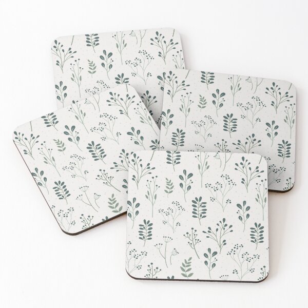 Item preview, Green Botanical Garden Leaves Floral Print designed and sold by StudioPosies.