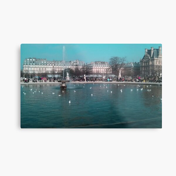 Tuileries Garden Impression métallique