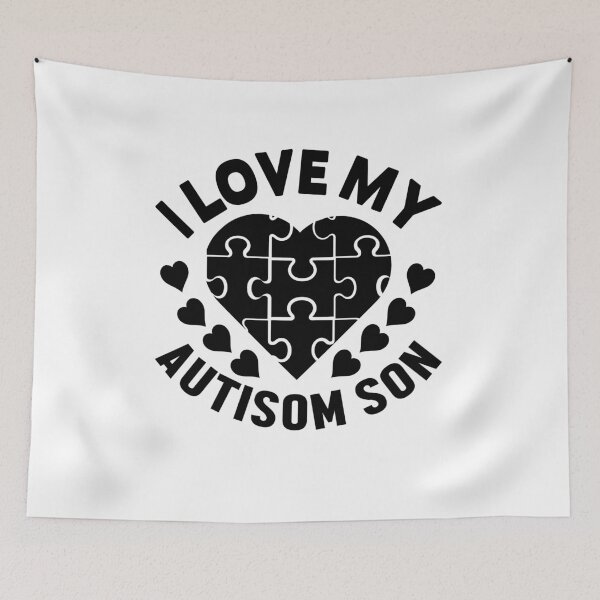 Item preview, I love my autisom son designed and sold by JaMatt1983.