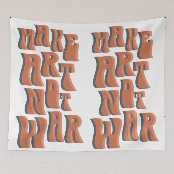 Item preview, Make Art Not War designed and sold by Alexandra Renee.