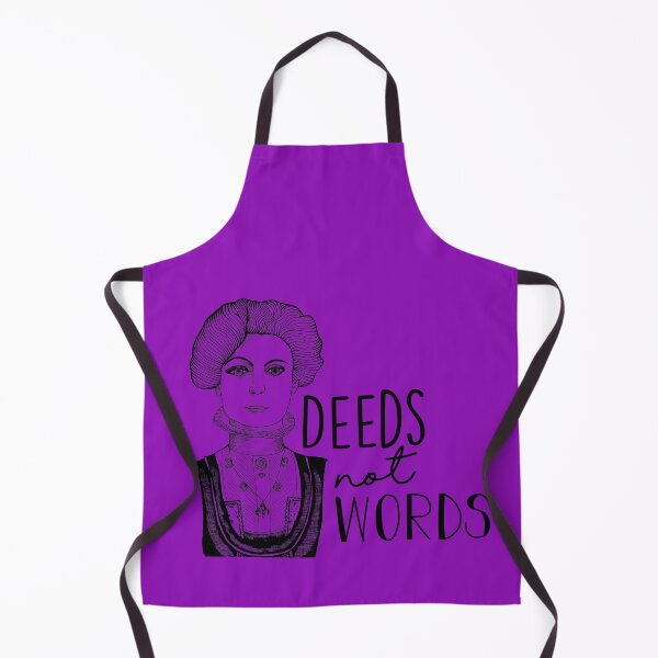 Item preview, Deeds Not Words Emmeline B&W designed and sold by MrsJDraws.