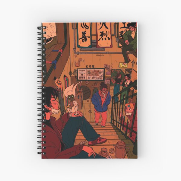 in the backroom of the jasmine dragon Spiral Notebook