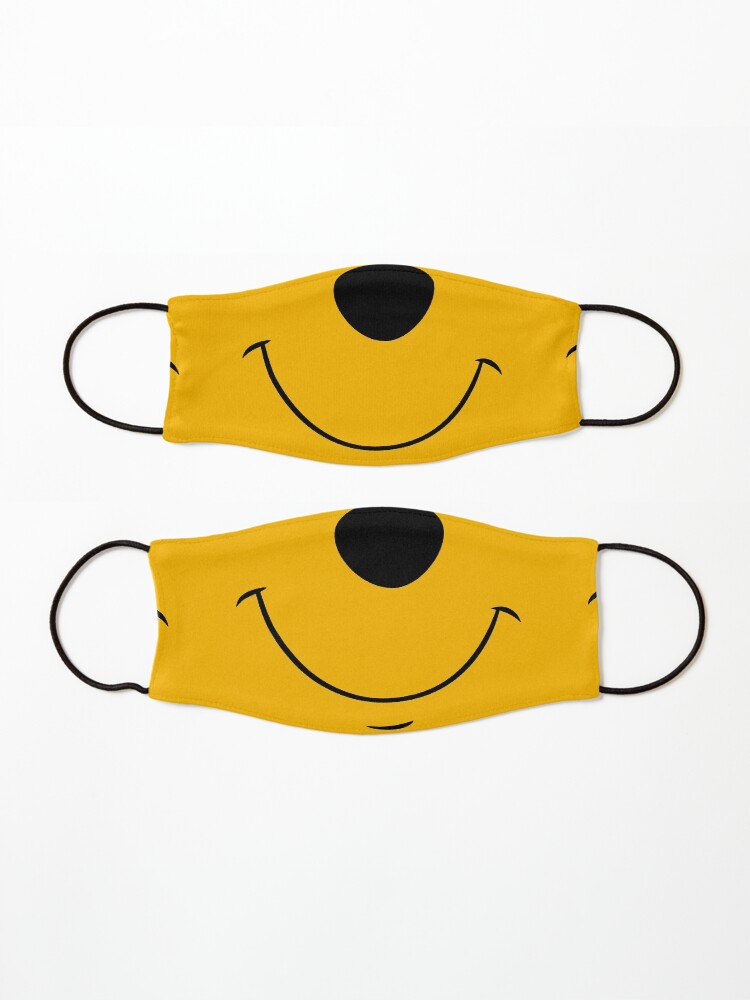 Alternate view of Honey Yellow Bear Face Mask