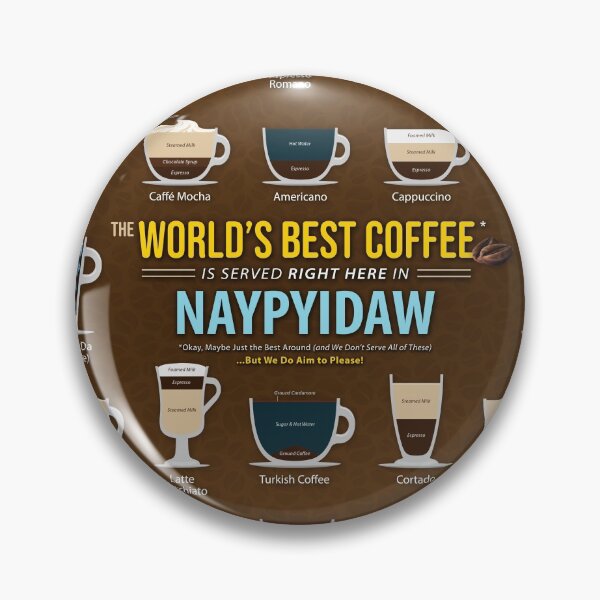 Item preview, Naypyidaw, Myanmar Coffee Types Chart designed and sold by Coffee-Meme.