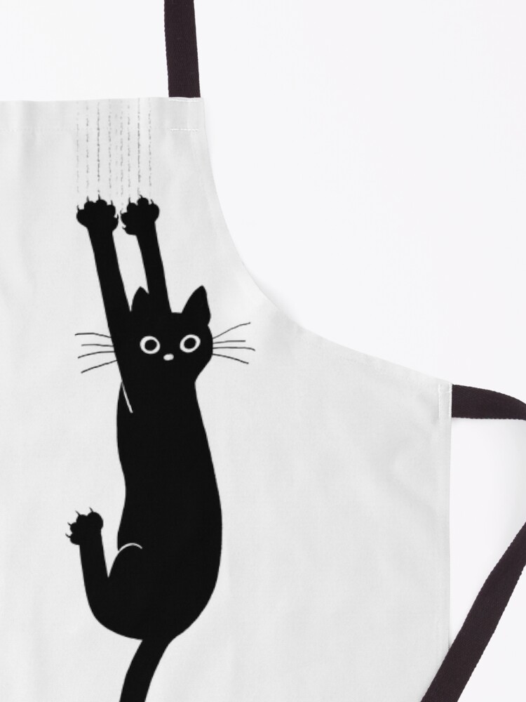 Alternate view of Black Cat Holding On Apron