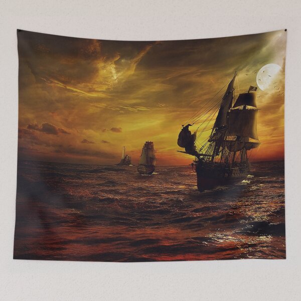 Item preview, Ships At Sea designed and sold by FantasySkyArt.