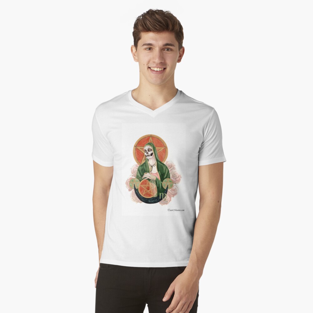 Item preview, V-Neck T-Shirt designed and sold by tarotmuertos.