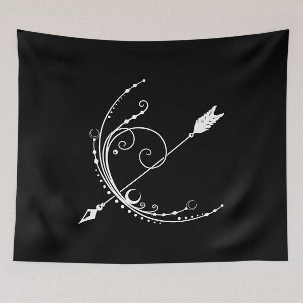 Item preview, Bow and arrow zodiac Sagittarius designed and sold by Christine Krahl.