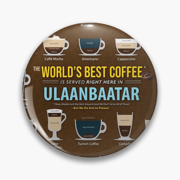 Item preview, Ulaanbaatar, Mongolia Coffee Types Chart designed and sold by Coffee-Meme.