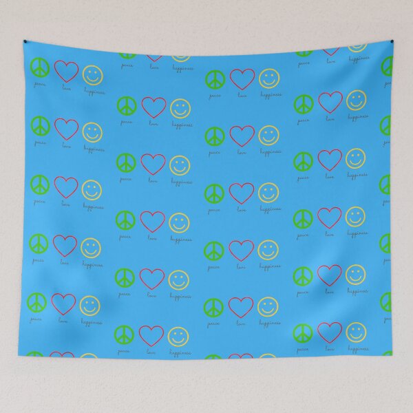 Item preview, Peace, Love, Happiness (w words) designed and sold by hurleygirlie333.