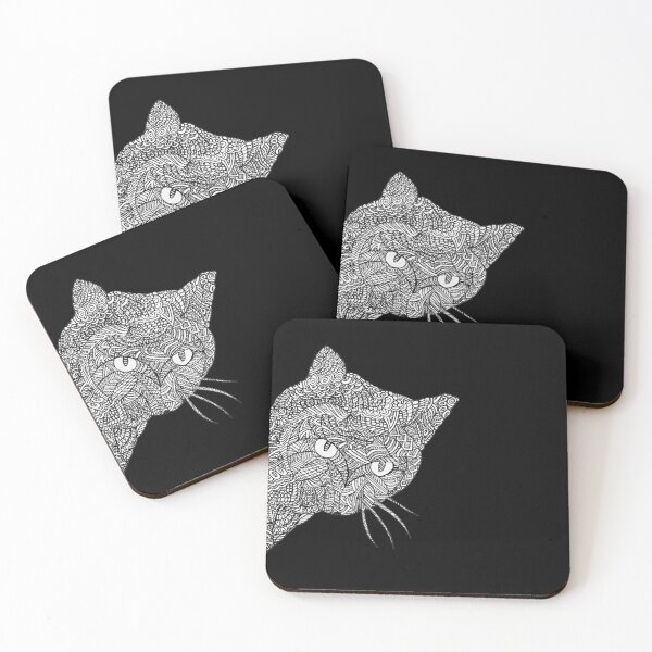 Item preview, Curious Cat designed and sold by Zen's Doodles.
