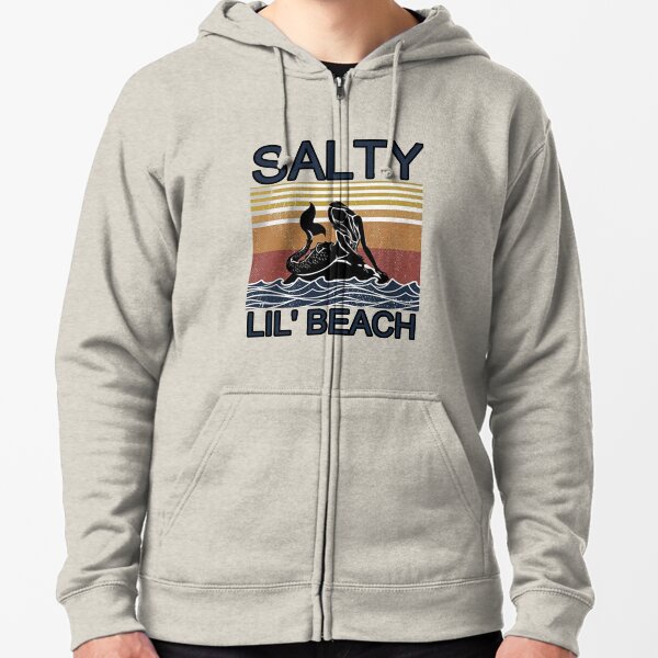 Salty Lil' Beach Zipped Hoodie