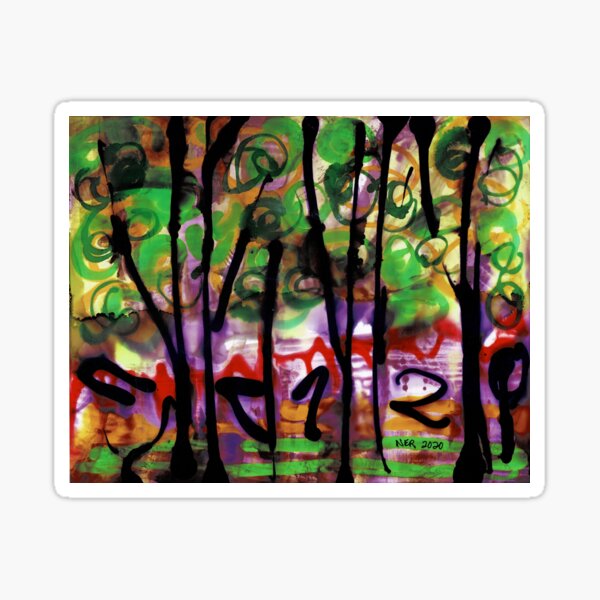 Shady spot Sticker
