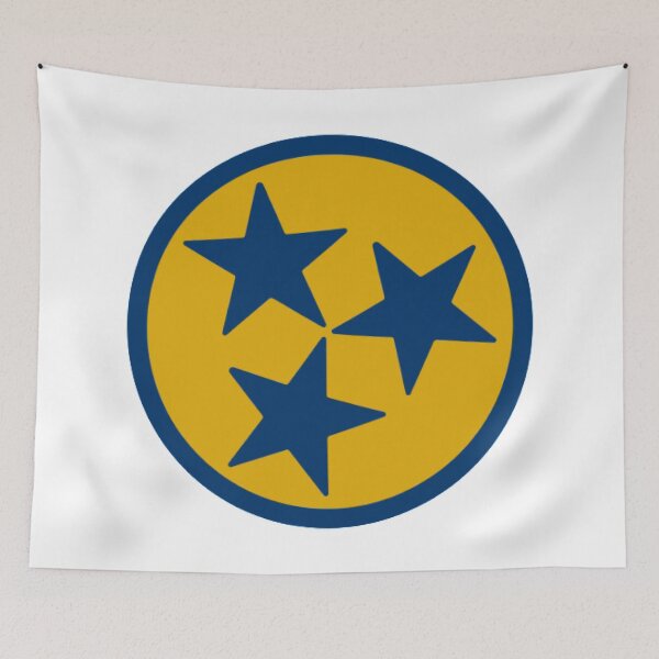 Item preview, Gold & Navy Tri-Star designed and sold by tennessee-carly.