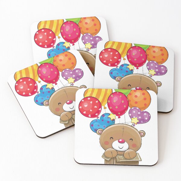 Item preview, Teddy Bear Balloons designed and sold by MisterGooseShop.